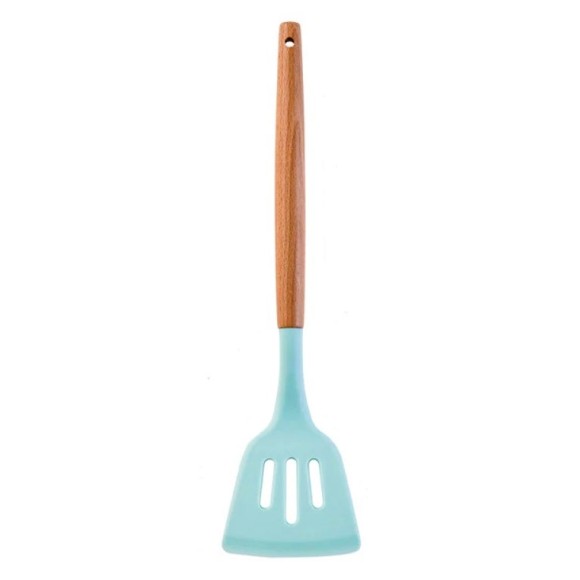 ESPÁTULA DE SILICONE CABO DE MADEIRA