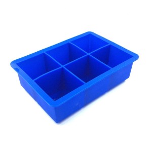 FORMA DE GELO SILICONE 6 CUBOS