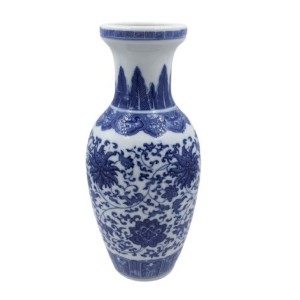 VASO CHINÊS DE PORCELANA 25CM