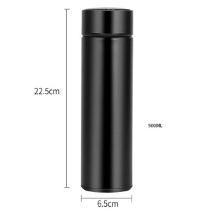 GARRAFA TÉRMICA DE INOX COM SENSOR TÉRMICO 500ML