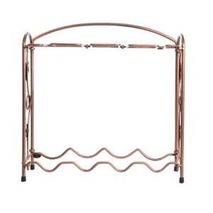 SUPORTE PARA GARRAFA DE VINHO ARAMADO