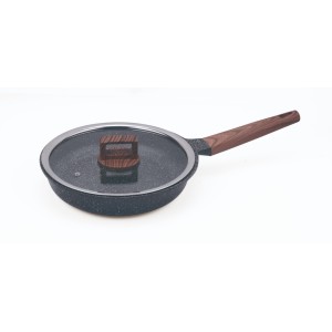 FRIGIDEIRA DE ALUMÍNIO REVESTIMENTO CERÂMICO 24CM